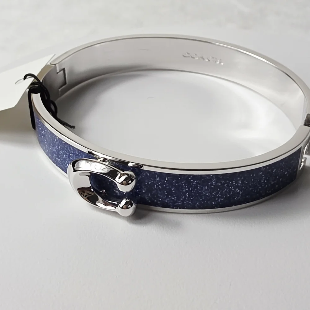 Coach Bangle C Logo Glitter Bracelet - Picture 3 of 5